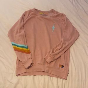💓🌈⚡️DONT BUY ONLY TRADES PLEASE 💓🌈⚡️RARE pink aviator nation sweatshirt